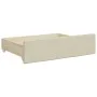 Bed drawers 2 pcs engineered wood and cream synthetic leather by vidaXL, Beds and accessories - Ref: Foro24-833924, Price: 45...