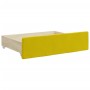 Cajones de cama 2 uds madera ingeniería y terciopelo amarillo de vidaXL, Camas y accesorios - Ref: Foro24-833921, Precio: 45,...