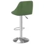 Taburete de cocina de terciopelo verde oscuro de vidaXL, Taburetes de cocina - Ref: Foro24-335297, Precio: 85,79 €, Descuento: %