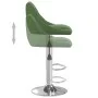 Taburete de cocina de terciopelo verde oscuro de vidaXL, Taburetes de cocina - Ref: Foro24-335297, Precio: 85,79 €, Descuento: %