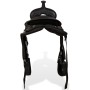 Montura occidental, cabezada y pechera cuero real 13" negra de vidaXL, Monturas - Ref: Foro24-91356, Precio: 200,00 €, Descue...