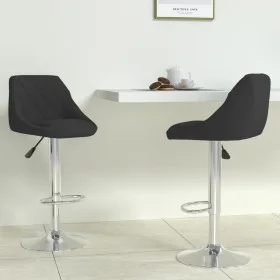 Taburete de cocina 2 unidades de terciopelo negro de vidaXL, Taburetes de cocina - Ref: Foro24-335302, Precio: 116,18 €, Desc...