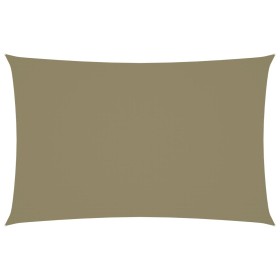 Toldo de vela rectangular tela Oxford beige 2x5 m de vidaXL, Sombrillas - Ref: Foro24-135149, Precio: 39,98 €, Descuento: %