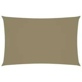 Toldo de vela rectangular tela Oxford beige 2x5 m de vidaXL, Sombrillas - Ref: Foro24-135149, Precio: 38,64 €, Descuento: %