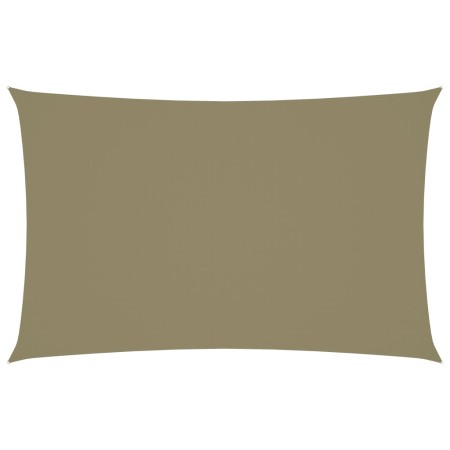 Toldo de vela rectangular tela Oxford beige 2x5 m de vidaXL, Sombrillas - Ref: Foro24-135149, Precio: 39,98 €, Descuento: %