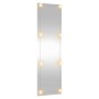 Espejo de pared rectangular con luces LED vidrio 30x100 cm en Espejos | Comprar online en Foru.es