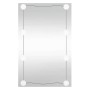 Espejo de pared rectangular con luces LED vidrio 40x60 cm en Espejos | Comprar online en Foru.es