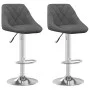 Kitchen stool 2 units in dark gray velvet by vidaXL, Kitchen stools - Ref: Foro24-335306, Price: 115,83 €, Discount: %