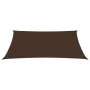 Toldo de vela rectangular tela Oxford marrón 3,5x4,5 m de vidaXL, Sombrillas - Ref: Foro24-135819, Precio: 45,90 €, Descuento: %