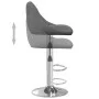 Taburete de cocina 2 unidades de terciopelo gris oscuro de vidaXL, Taburetes de cocina - Ref: Foro24-335306, Precio: 115,83 €...