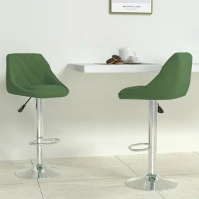Kitchen stool, 2 units, dark green velvet by vidaXL, Kitchen stools - Ref: Foro24-335308, Price: 140,84 €, Discount: %