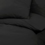 Juego de funda nórdica algodón negro 140x200 cm de vidaXL, Fundas de nórdico - Ref: Foro24-136113, Precio: 27,67 €, Descuento: %