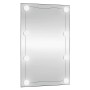 Espejo de pared rectangular con luces LED vidrio 50x80 cm en Espejos | Comprar online en Foru.es