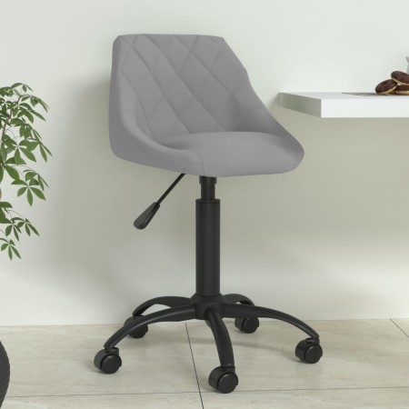 Silla de comedor de terciopelo gris claro de vidaXL, Sillas de comedor - Ref: Foro24-335360, Precio: 91,90 €, Descuento: %