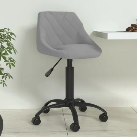 Silla de comedor de terciopelo gris claro de vidaXL, Sillas de comedor - Ref: Foro24-335360, Precio: 90,63 €, Descuento: %