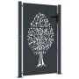 Anthrazitgraues Gartentor aus Stahl im Baumdesign 105x155 cm von vidaXL, Gartentore - Ref: Foro24-153157, Preis: 285,05 €, Ra...