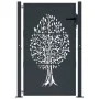 Anthrazitgraues Gartentor aus Stahl im Baumdesign 105x155 cm von vidaXL, Gartentore - Ref: Foro24-153157, Preis: 285,05 €, Ra...