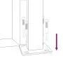 Anthrazitgraues Gartentor aus Stahl im Baumdesign 105x155 cm von vidaXL, Gartentore - Ref: Foro24-153157, Preis: 285,05 €, Ra...