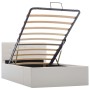 Cama canapé hidráulica cuero sintético blanco 100x200 cm de vidaXL, Camas y somieres - Ref: Foro24-285517, Precio: 315,35 €, ...
