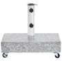 Base de sombrilla granito gris claro 45x25x8,3 cm de vidaXL, Bases para sombrillas - Ref: Foro24-313666, Precio: 107,93 €, De...