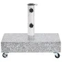 Base de sombrilla granito gris claro 45x25x8,3 cm de vidaXL, Bases para sombrillas - Ref: Foro24-313666, Precio: 86,67 €, Des...