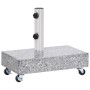 Base de sombrilla granito gris claro 45x25x8,3 cm de vidaXL, Bases para sombrillas - Ref: Foro24-313666, Precio: 107,93 €, De...