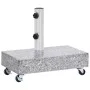 Base de sombrilla granito gris claro 45x25x8,3 cm de vidaXL, Bases para sombrillas - Ref: Foro24-313666, Precio: 86,67 €, Des...