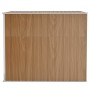 Cobertizo jardín pared acero galvanizado marrón 118x194x178 cm de vidaXL, Cobertizos - Ref: Foro24-316224, Precio: 202,95 €, ...