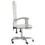 Silla de oficina reclinable cuero sintético blanco de vidaXL, Sillas de oficina - Ref: Foro24-349702, Precio: 139,25 €, Descu...