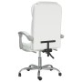Silla de oficina reclinable cuero sintético blanco de vidaXL, Sillas de oficina - Ref: Foro24-349702, Precio: 139,25 €, Descu...