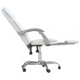 Silla de oficina reclinable cuero sintético blanco de vidaXL, Sillas de oficina - Ref: Foro24-349702, Precio: 139,25 €, Descu...