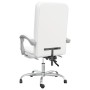 Silla de oficina reclinable cuero sintético blanco de vidaXL, Sillas de oficina - Ref: Foro24-349722, Precio: 115,58 €, Descu...