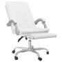 Silla de oficina reclinable cuero sintético blanco de vidaXL, Sillas de oficina - Ref: Foro24-349722, Precio: 115,58 €, Descu...