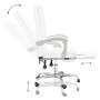 Silla de oficina reclinable cuero sintético blanco de vidaXL, Sillas de oficina - Ref: Foro24-349722, Precio: 115,58 €, Descu...