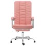 Silla de oficina reclinable cuero sintético rosa de vidaXL, Sillas de oficina - Ref: Foro24-349721, Precio: 120,62 €, Descuen...