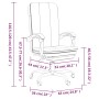 Silla de oficina reclinable cuero sintético rosa de vidaXL, Sillas de oficina - Ref: Foro24-349721, Precio: 120,62 €, Descuen...