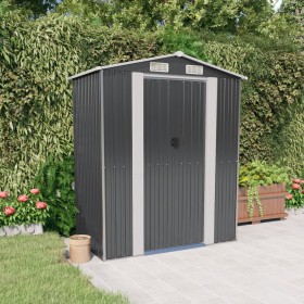 Cobertizo de jardín acero galvanizado antracita 192x108x223 cm de vidaXL, Cobertizos - Ref: Foro24-319271, Precio: 219,43 €, ...