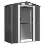 Cobertizo de jardín acero galvanizado antracita 192x108x223 cm de vidaXL, Cobertizos - Ref: Foro24-319271, Precio: 219,43 €, ...