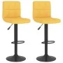 Taburetes de cocina 2 unidades tela amarillo mostaza de vidaXL, Taburetes de cocina - Ref: Foro24-334289, Precio: 126,90 €, D...