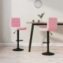 Kitchen stools 2 units pink velvet by vidaXL, Kitchen stools - Ref: Foro24-334310, Price: 117,18 €, Discount: %