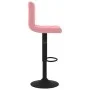 Taburetes de cocina 2 unidades terciopelo rosa de vidaXL, Taburetes de cocina - Ref: Foro24-334310, Precio: 117,18 €, Descuen...