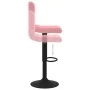 Taburetes de cocina 2 unidades terciopelo rosa de vidaXL, Taburetes de cocina - Ref: Foro24-334310, Precio: 117,18 €, Descuen...