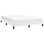 Estructura de cama de cuero sintético blanco 140x190 cm de vidaXL, Camas y somieres - Ref: Foro24-346899, Precio: 100,14 €, D...