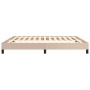 Estructura de cama de cuero sintético capuchino 160x200 cm de vidaXL, Camas y somieres - Ref: Foro24-346915, Precio: 120,66 €...