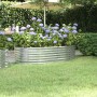 Jardinera arriate acero galvanizado plata 152x80x36 cm en Macetas y jardineras | Comprar online en Foru.es