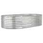 Jardinera arriate acero galvanizado plata 152x80x36 cm en Macetas y jardineras | Comprar online en Foru.es