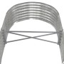 Jardinera arriate acero galvanizado plata 152x80x36 cm en Macetas y jardineras | Comprar online en Foru.es