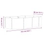 Jardinera arriate acero galvanizado plata 152x80x36 cm en Macetas y jardineras | Comprar online en Foru.es