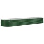 Jardinera arriate acero galvanizado verde 296x80x36 cm en Macetas y jardineras | Comprar online en Foru.es