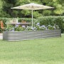 Jardinera arriate acero galvanizado plata 296x80x36 cm en Macetas y jardineras | Comprar online en Foru.es
